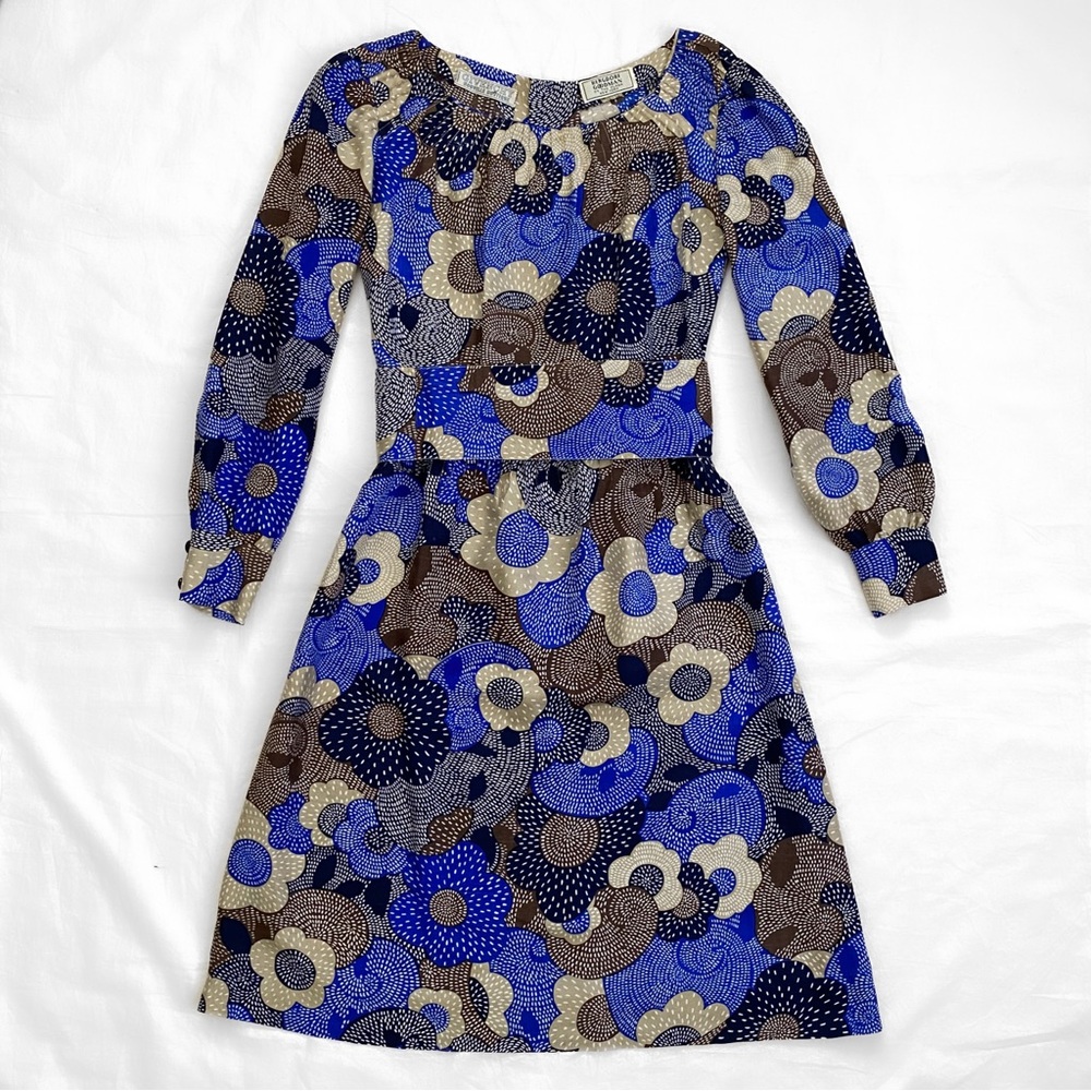 Givenchy Nouvelle Boutique Vintage Floral Belted Dress